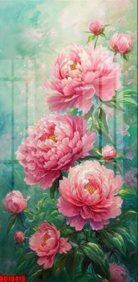 File gốc File tranh in décor tranh treo tường tổng hợp KD10419 (in lụa) tranh mã đáo