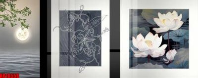 Tải file File tranh in décor tranh treo tường tổng hợp KD10558 (gốc) làm file tranh quảng cáo