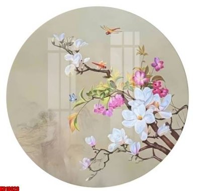 File gốc File tranh in décor tranh treo tường tổng hợp KD10626 (in lụa) họa tiết 3D