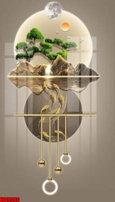 File PSD in ấn File tranh in décor tranh treo tường tổng hợp KD10906 (chất lượng cao)