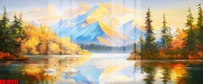 File in trần File tranh in décor tranh treo tường tổng hợp KD10947 (file gốc) hoa văn 3D