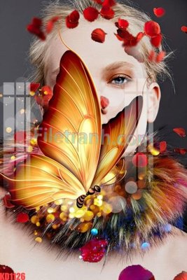 Tải file File gốc in tranh nền tường tổng hợp KD1126 (ảnh gốc) in tranh kính