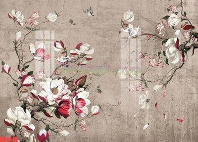 File tranh File gốc in tranh nền tường tổng hợp KD1416 (bản gốc) in lụa 3D