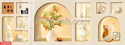 Ảnh mô tả file gốc in mica File gốc in tranh nền tường tổng hợp KD1526