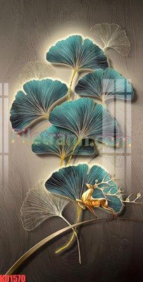 File in trần File gốc in tranh nền tường tổng hợp KD1570 (bản gốc) hoa văn