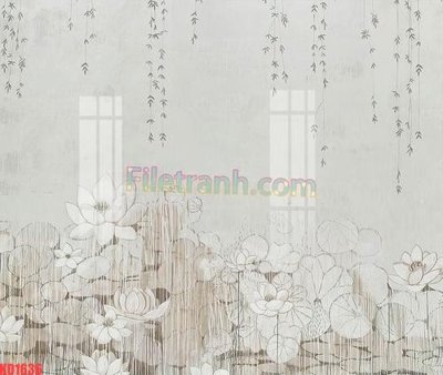 File gốc File gốc in tranh nền tường tổng hợp KD1636 (in ấn) không giới hạn