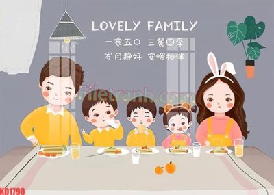 Tải file gốc File gốc in tranh nền tường tổng hợp KD1790 (để in lụa)