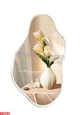 File in trần File gốc in tranh nền tường tổng hợp KD1791 (file gốc) hoa văn 3D