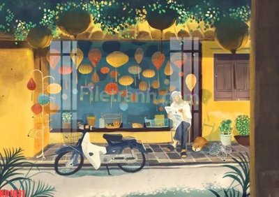 File tranh ảnh gốc File gốc in tranh nền tường tổng hợp KD1931 dùng cho in khổ lớn