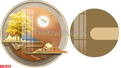 File tranh gốc File gốc in tranh nền tường tổng hợp KD1973 (bản quyền) độc đáo