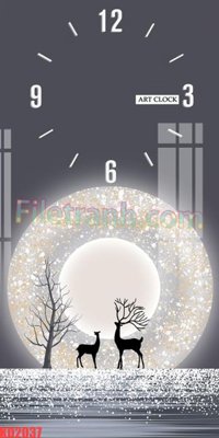 Ảnh gốc File gốc in tranh nền tường tổng hợp KD2037 (độ nét cao) in mica