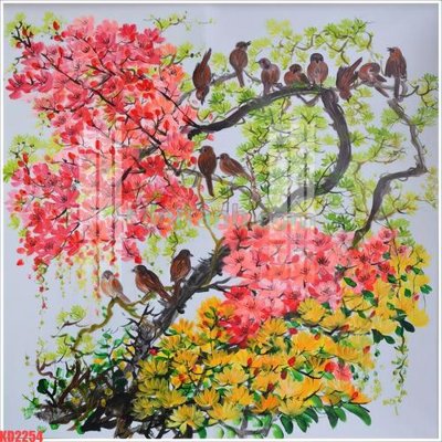 File gốc File gốc in tranh nền tường tổng hợp KD2254 (trang trí) phòng trẻ em