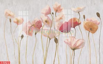 Cung cấp file tranh gốc File gốc in tranh nền tường tổng hợp KD2299 độc quyền