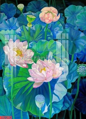 File in mica File gốc in tranh nền tường tổng hợp KD2363 (bản gốc) làm vách ngăn