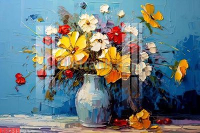 Ảnh gốc File gốc in tranh nền tường tổng hợp KD2389 (độ nét cao) in tráng gương