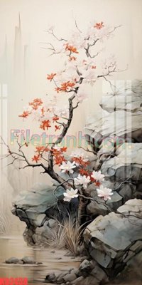 Download file tranh PSD File gốc in tranh nền tường tổng hợp KD2438 để chỉnh sửa