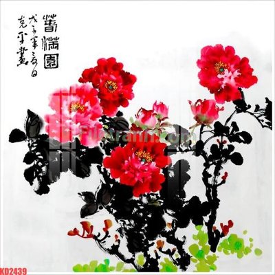 File in trần File gốc in tranh nền tường tổng hợp KD2439 (bản gốc 3D) sống động