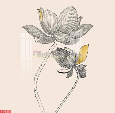 File gốc File gốc in tranh nền tường tổng hợp KD2450 (in 3D) cho trang trí