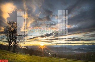 File in trần File gốc in tranh nền tường tổng hợp KD264 (bản gốc) mây trời