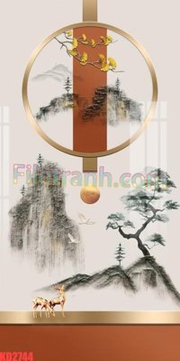 Download file gốc File gốc in tranh nền tường tổng hợp KD2744 (in lụa) cao cấp