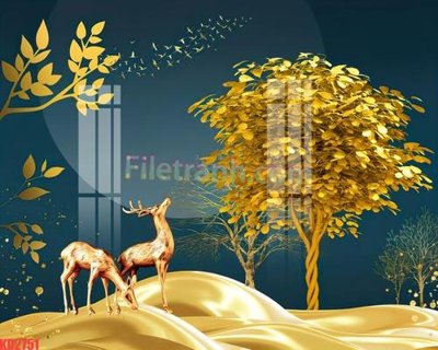 Tải file gốc File gốc in tranh nền tường tổng hợp KD2751 (bản PSD) gốc