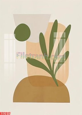 File gốc File gốc in tranh nền tường tổng hợp KD2817 (in tráng gương) nghệ thuật