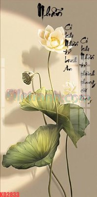 File in trần File gốc in tranh nền tường tổng hợp KD2833 (file gốc) phong thủy