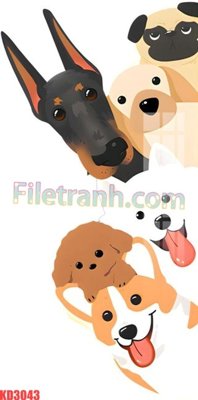 File gốc File gốc in tranh nền tường tổng hợp KD3043 (dành cho trang trí nội thất)