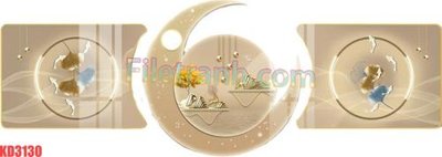 Tải về file tranh gốc File gốc in tranh nền tường tổng hợp KD3130 (để in quảng cáo)