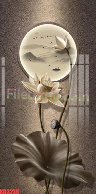 File in trần File gốc in tranh nền tường tổng hợp KD3236 (bản gốc) bầu trời