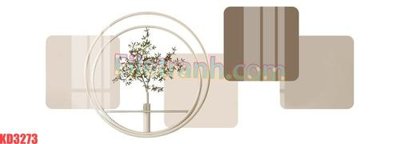 Chi tiết file gốc File gốc in tranh nền tường tổng hợp KD3273 (cho in tráng gương)