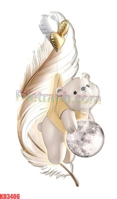 Tải file File gốc in tranh nền tường tổng hợp KD3406 (PSD) cho in tranh 3D