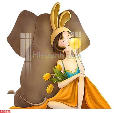 File gốc File gốc in tranh nền tường tổng hợp KD3474 (in lụa) tranh thuận buồm