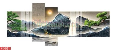 Tải xuống file tranh gốc File gốc in tranh nền tường tổng hợp KD3516 (PSD/TIFF)