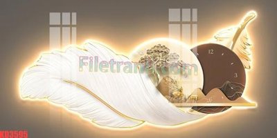 File tranh File gốc in tranh nền tường tổng hợp KD3595 (gốc) phong cách tối giản