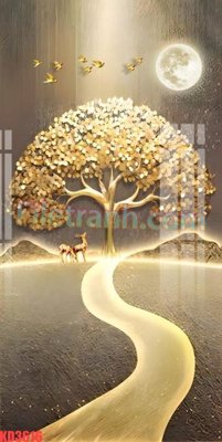 File in trần File gốc in tranh nền tường tổng hợp KD3616 (bản gốc) đại dương