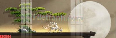 Tải file File gốc in tranh nền tường tổng hợp KD3764 (gốc) làm file in ấn