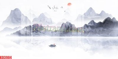 File in trần File gốc in tranh nền tường tổng hợp KD3904 (file gốc) hoa văn 3D