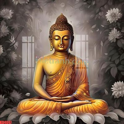 Download file ảnh gốc File gốc in tranh nền tường tổng hợp KD4047 để in ấn