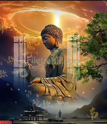 File PSD File gốc in tranh nền tường tổng hợp KD4051 (bản gốc) đã tách nền