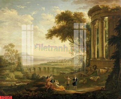 File gốc in ấn File gốc in tranh nền tường tổng hợp KD4058 chất lượng vượt trội