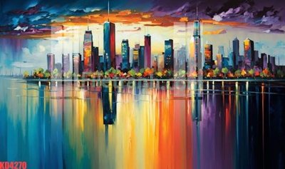 File gốc File gốc in tranh nền tường tổng hợp KD4270 (in mica) trang trí