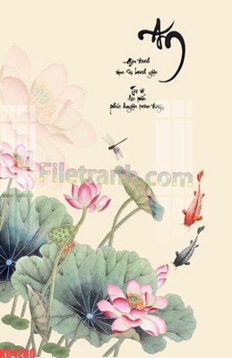 File in mica File gốc in tranh nền tường tổng hợp KD4280 (bản gốc) siêu trong