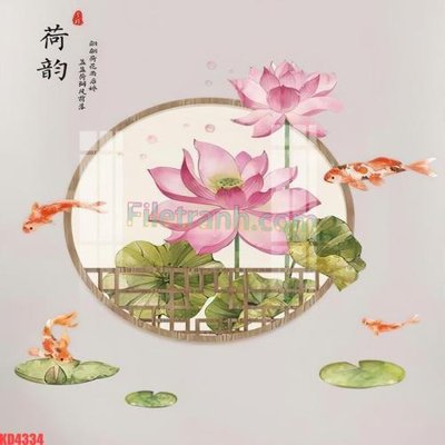 Cung cấp file tranh gốc File gốc in tranh nền tường tổng hợp KD4334 độc quyền