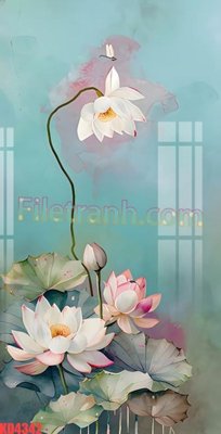 Tải file File gốc in tranh nền tường tổng hợp KD4342 (ảnh gốc) in gạch men