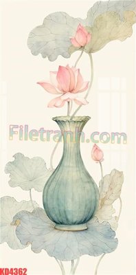 File gốc File gốc in tranh nền tường tổng hợp KD4362 (phong cách) châu Âu