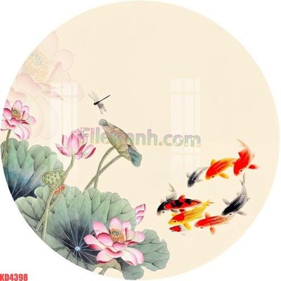 File gốc File gốc in tranh nền tường tổng hợp KD4398 (in lụa) chi tiết cao