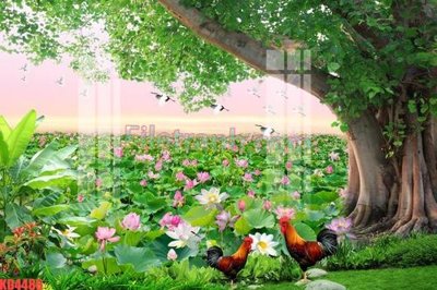 Tải file File gốc in tranh nền tường tổng hợp KD4486 (ảnh gốc) file TIFF