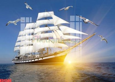 File in trần File gốc in tranh nền tường tổng hợp KD4586 (bản gốc) phong cảnh