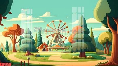 Tải về file tranh gốc File gốc in tranh nền tường tổng hợp KD4758 (để in quảng cáo)